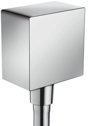 HANSGROHE FIXFIT SQUARE přípojka hadice 64x64mm, se zpětným ventilem, chrom 26455000 Obrázek - Hlavní obrázek