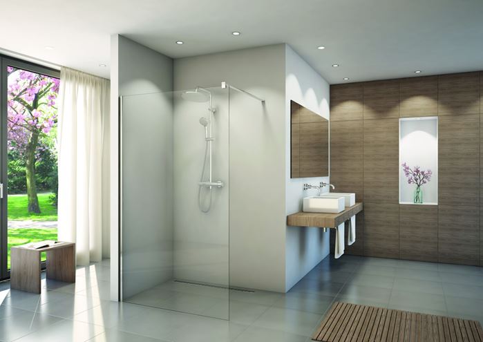 CONCEPT 200 CON4P stěna walk-in 130x200 cm, aluchrom/čiré sklo CON4P1305007 Obrázek - fotka
