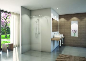 CONCEPT 200 CON4P stěna walk-in 130x200 cm, aluchrom/čiré sklo CON4P1305007 Obrázek - fotka