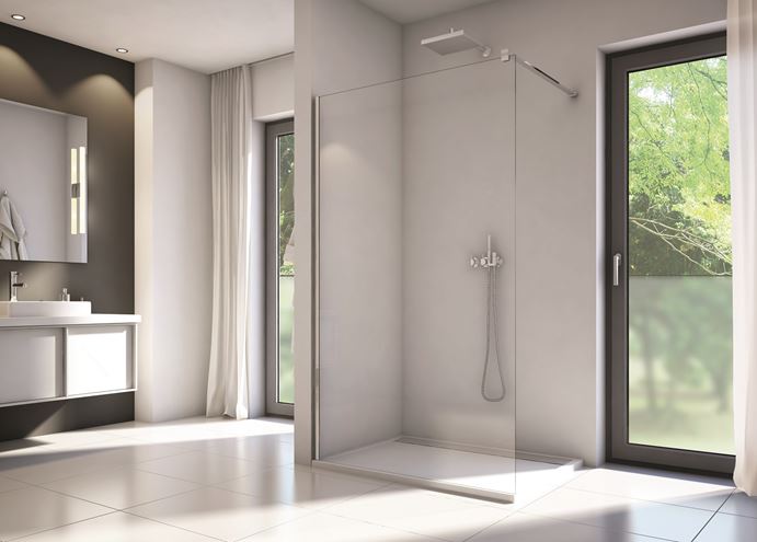 CONCEPT 200 CON4P stěna walk-in 160x200 cm, aluchrom/čiré sklo CON4P1605007 Obrázek - fotka