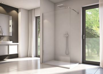 CONCEPT 200 CON4P stěna walk-in 160x200 cm, aluchrom/čiré sklo CON4P1605007 Obrázek - fotka