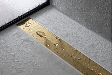 HANSGROHE 800 RAINDRAIN FLEX vrchní sada sprchového žlabu, zkracovatelný, pro instalaci volně na plochu, matná černá 56044670 Obrázek - fotka
