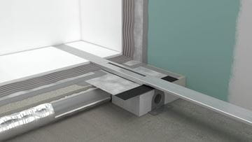 HANSGROHE 800 RAINDRAIN FLEX vrchní sada sprchového žlabu, zkracovatelný, pro instalaci volně na plochu, matná černá 56044670 Obrázek - fotka