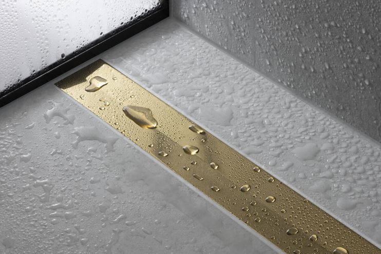 HANSGROHE 900 RAINDRAIN FLEX vrchní sada sprchového žlabu, zkracovatelný, pro instalaci volně na plochu, kartáčovaná nerez ocel 56045800 Obrázek - fotka