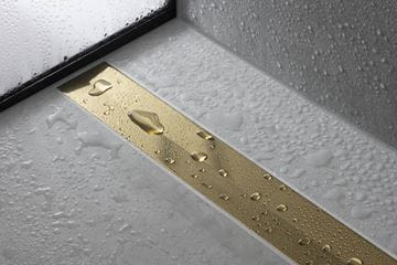 HANSGROHE 900 RAINDRAIN FLEX vrchní sada sprchového žlabu, zkracovatelný, pro instalaci volně na plochu, kartáčovaná nerez ocel 56045800 Obrázek - fotka