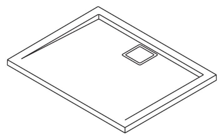 RONAL LIVADA W20AL sprchová vanička 80x120 cm, litý mramor, bez nožiček W20AL 080 120 04 Obrázek - fotka