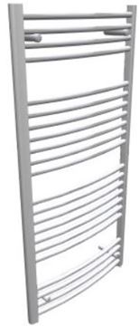 ZEHNDER AURA BOW koupelnový radiátor 1217/595, boční připojení, chrom