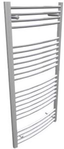 ZEHNDER AURA BOW koupelnový radiátor 1217/595, středové připojení, chrom