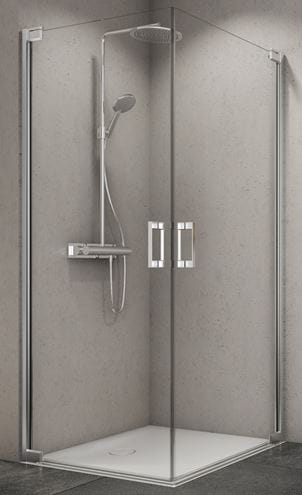 CONCEPT 300 STYLE sprchové dveře 80x200 cm, lítací, pravé, aluchrom/čiré sklo CO3P1C D 080 50 07 Obrázek - Hlavní obrázek