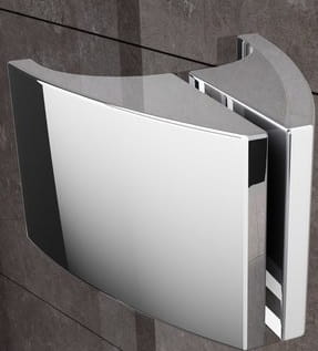 RAVAK PIVOT PSKK3 90 sprchový kout 90x90 cm, R500, pivotové dveře, bílá/chrom/sklo transparent 37677100Z1 Obrázek - fotka