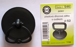 HARTMAN zátka 52 mm, s očkem, dřezová, PE