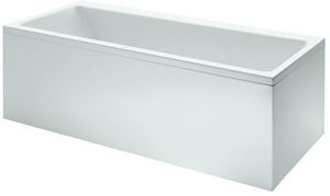 LAUFEN PRO rohová vana 180x80 cm, s konstrukcí a L-panelem pravým, akrylát