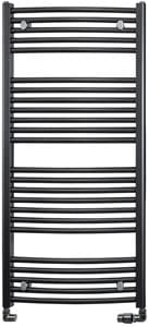 KORADO KORALUX RONDO COMFORT koupelnový radiátor 1220/600, spodní připojení, alloy black