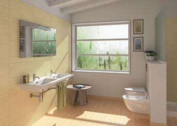 CONCEPT 300 závěsné WC, Rimless splachování, Cataglaze VSRCO300 Obrázek - fotka