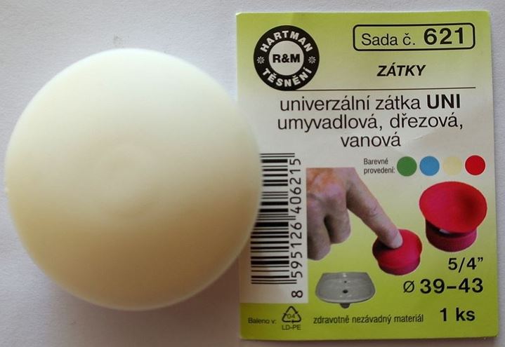 HARTMAN sada 621 UNI zátka 39-43 mm, univerzální, pryž 621 Obrázek - Hlavní obrázek