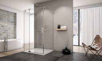 CONCEPT 300 STYLE boční stěna 80x200 cm, aluchrom/čiré sklo CO3PT3P 080 50 07 Obrázek - fotka