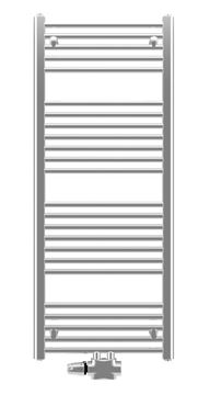 KORADO KORALUX LINEAR EXCLUSIVE - M koupelnový radiátor 1500/450, spodní středové připojení, chrom