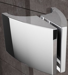 RAVAK PIVOT PSKK3 80 sprchový kout 80x80 cm, R500, pivotové dveře, bílá/chrom/sklo transparent 37644100Z1 Obrázek - fotka