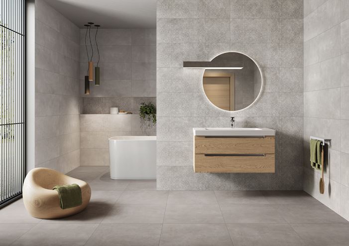 VILLEROY & BOCH SIDEWALK dekor 33x99 cm, mat, light grey 1333/DU12 Obrázek - fotka