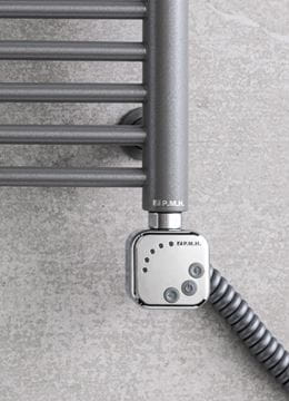P.M.H. HT2 topná tyč 300W, elektrická, kroucený kabel, s termostatem, bílá lesk PMH-HT2-W-300W Obrázek - fotka