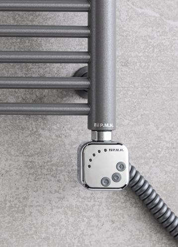 P.M.H. HT2 topná tyč 400W, elektrická, kroucený kabel, s termostatem, černá PMH-HT2-B-400W Obrázek - fotka