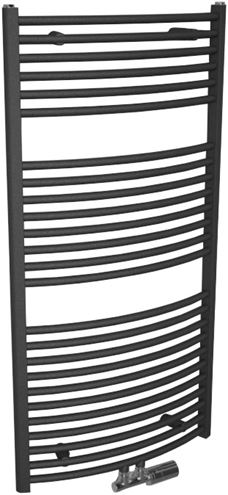 CONCEPT 200 TUBE EXTRA koupelnový radiátor 1175/600, středové připojení, antracit S02 CTE11750600SM61-5002 Obrázek - Hlavní obrázek