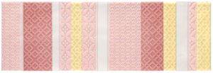 IMOLA GLASS dekor 20x60 cm, lesk, yellow-lavender