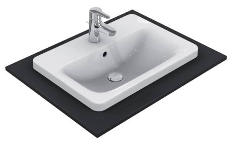 IDEAL STANDARD CONNECT umyvadlo 58 cm, s otvorem pro baterii a přepadem E504401 Obrázek - fotka