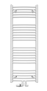 KORADO KORALUX RONDO CLASSIC - M koupelnový radiátor 1220/500, spodní středové připojení, bílá RAL9016