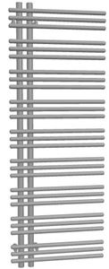 ZEHNDER YUCCA ASYM designový radiátor 1300/500, jednořadý, připojení shora/zdola, chrom