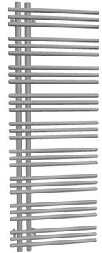 ZEHNDER YUCCA ASYM designový radiátor 1300/500, jednořadý, připojení shora/zdola, chrom