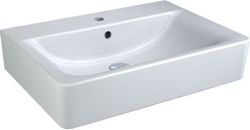 IDEAL STANDARD CONNECT CUBE umyvadlo 65 cm, s otvorem pro baterii a přepadem
