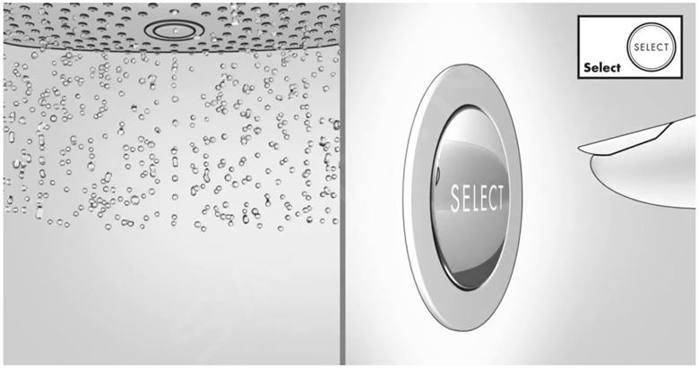 HANSGROHE PULSIFY SELECT S 3JET sprchová souprava 3-dílná, ruční sprcha pr. 105 mm,  Relaxation 3 proudy, hadice, držák, chrom 24302000 Obrázek - fotka