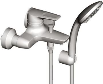 IDEAL STANDARD CERAMIX BLUE vanová nástěnná baterie, s přepínačem, se sprchovou soupravou, chrom