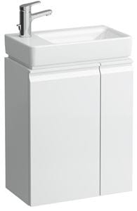 LAUFEN PRO S skříňka pod umývátko 47x27,5x58 cm, 1 dvířka, panty vlevo, 1 polička vpravo, lesklá bílá