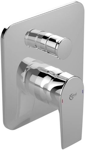 IDEAL STANDARD TESI vanová podomítková baterie, s přepínačem, chrom A6586AA Obrázek - Hlavní obrázek