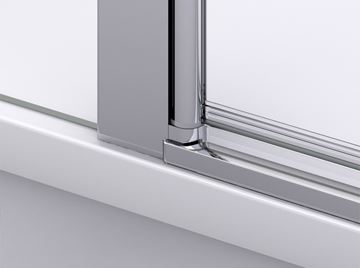 RONAL DIVERA D22T32 sprchové dveře 150x200 cm, vstup 804 mm, lítací, aluchrom/čiré sklo D22T32 100 50 50 07 Obrázek - fotka