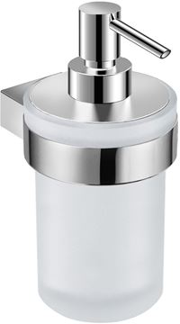 JIKA PURE dávkovač tekutého mýdla 203 ml, nástěnný, sklo, chrom