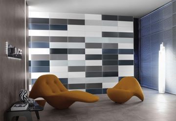 VILLEROY & BOCH CREATIVE SYSTEM 4.0 obklad 20x60 cm, lesk reliéf, brown donkey 1263/CR80 Obrázek - fotka