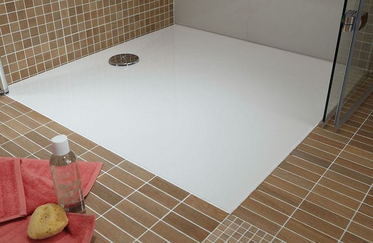 HÜPPE EASY STEP sprchová vanička 80x80 cm, litý mramor, bez nožiček 215010.055 Obrázek - fotka