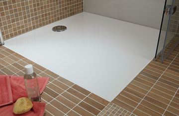 HÜPPE EASY STEP sprchová vanička 90x90 cm, litý mramor, bez nožiček 215021.055 Obrázek - fotka