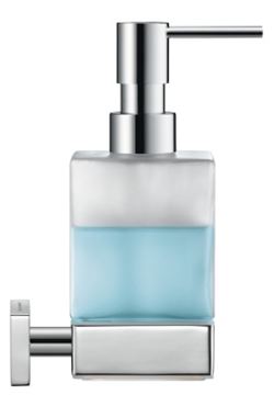 DURAVIT KARREE dávkovač tekutého mýdla, nástěnný, sklo, chrom 0099541000 Obrázek - fotka