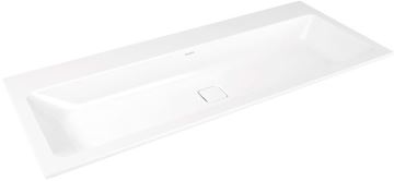 KALDEWEI CONO 3082 umyvadlo 120 cm, bez otvoru pro baterii, bez přepadu, smaltovaná ocel, Perl-Effekt, alpská bílá