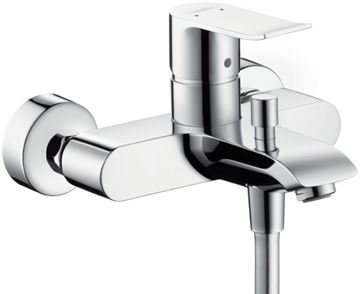 HANSGROHE METRIS vanová nástěnná baterie, s přepínačem, chrom