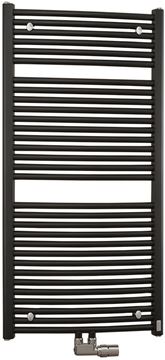 KORADO KORALUX RONDO MAX - M koupelnový radiátor 900/450, spodní středové připojení, silber