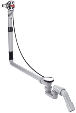 HANSGROHE EXAFILL S vanový sifon 78 cm, s napouštěním přepadem, bovden, chrom