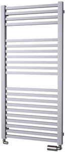 ISAN MELODY QUADRAT koupelnový radiátor 1255/500, topná tyč s regulátorem, chrom
