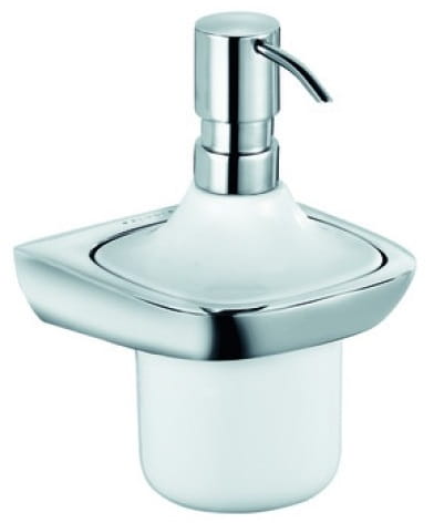 KLUDI AMBA dávkovač tekutého mýdla, nástěnný, porcelán, chrom 5397605 Obrázek - Hlavní obrázek