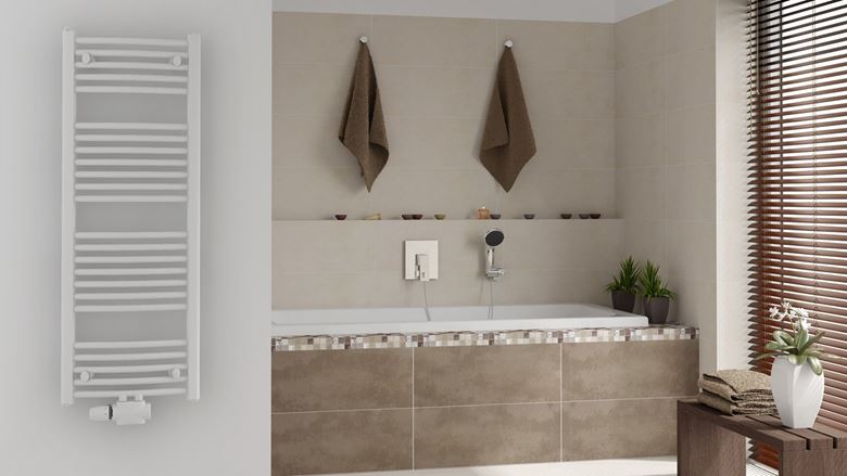 KORADO KORALUX RONDO CLASSIC - M koupelnový radiátor 1220/600, spodní středové připojení, gold KRC-122060-00M42 Obrázek - fotka