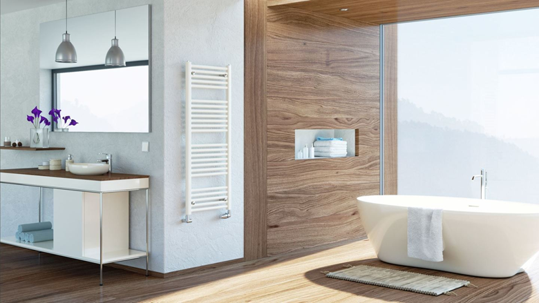 KORADO KORALUX LINEAR COMFORT koupelnový radiátor 700/600, spodní připojení, bílá RAL9016 KLT-070060-00-10 Obrázek - fotka